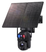 SECTEC smart ηλιακή κάμερα ST-598-6M-4G-20W-EU, 3MP dual lens, 20x zoom, 4G, SD, PTZ - Image 2