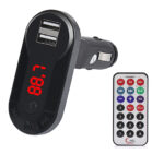 Car FM Transmitter T26 με LCD οθόνη, USB, SD, μαύρο - Image 2