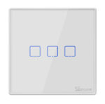 SONOFF smart διακόπτης T2EU3C-RF 433MHz, αφής, τριπλός, λευκός - Image 2