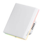 SONOFF smart διακόπτης T5-1C-86 με LED φωτισμό, μονός, Wi-Fi, λευκός - Image 2