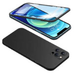 POWERTECH θήκη & tempered glass 2.5D TGC-0003, iPhone 12 Pro Max, μαύρη - Image 2
