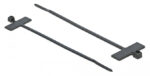 POWERTECH δεματικά καλωδίων TIES-033 με ετικέτα, 100x2.5mm, μαύρα, 25τμχ - Image 2