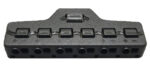 Splitter block TOOL-0095 για LED καλωδιοταινίες, 6-port, μαύρο - Image 2