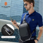 ARCTIC HUNTER τσάντα Crossbody XB00116 με θήκη για tablet, 7L, μαύρη - Image 2
