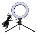 Φωτιστικό δαχτυλίδι LED ZD67B με μίνι τρίποδα, Φ 16cm, 12W - Image 2