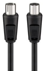 GOOBAY καλώδιο κεραίας αρσενικό σε θηλυκό 11564, <70dB, CCS, 10m, μαύρο