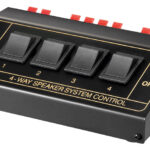 GOOBAY switch 4 σετ ηχείων 11934, έως 200W, μαύρο