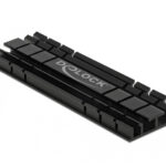 DELOCK Ψύκτρα 70 mm flat για M.2 συσκευές, μαύρη