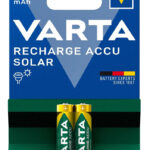 VARTA επαναφορτιζόμενες μπαταρίες λιθίου Solar, AAA, 550mAh, 1.2V, 2τμχ