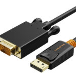 CABLETIME καλώδιο DisplayPort σε VGA CT-04G, 1080p, 3m, μαύρο