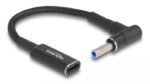 DELOCK αντάπτορας τροφοδοσίας laptop 60031, USB-C σε HP 4.5x3.0mm, 15cm, μαύρος