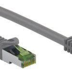 GOOBAY καλώδιο δικτύου 61114, CAT 8.1 S/FTP, copper, GHMT, 0.50m, γκρι