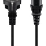 GOOBAY καλώδιο τροφοδοσίας 68605, 0.75mm², 1.5m, μαύρο