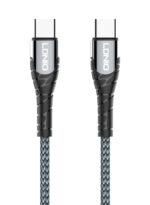 LDNIO καλώδιο USB-C σε USB-C LC102, 65W PD, 2m, γκρι
