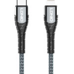 LDNIO καλώδιο Lightning σε USB-C LC111, 30W PD, 1m, γκρι