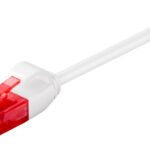 GOOBAY καλώδιο δικτύου 71549, CAT 6 U/UTP, slim, copper, 250MHz, 0.15m, λευκό