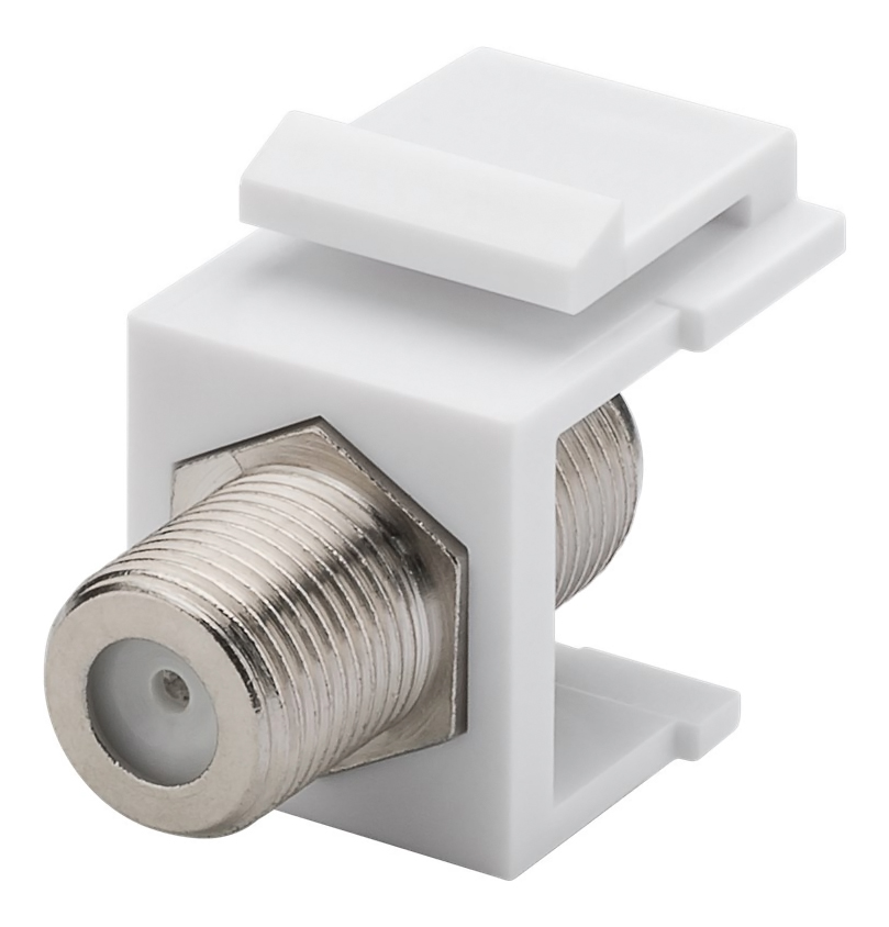 79474 GOOBAY Keystone module SAT/Antenna 79474, λευκό - Image 1