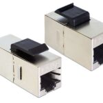 DELOCK Keystone module RJ45 86204, Cat 5e STP, ασημί