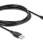 DELOCK καλώδιο USB σε RJ50 90598 για barcode scanner, 1.5m, μαύρο