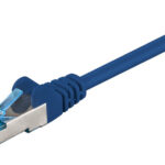 GOOBAY καλώδιο δικτύου 93677, CAT 6A S/FTP (PiMF), Copper, 1m, μπλε