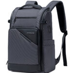 ARCTIC HUNTER τσάντα πλάτης B00675 με θήκη laptop 15.6", USB, 15L, γκρι