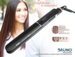 BRUNO ισιωτική πρέσα μαλλιών BRN-0219 με κεραμικές πλάκες, 50W, ψηφιακή ένδειξη, black-copper - Image 2