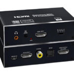 HDMI audio extractor CAB-H151, 7.1 Audio, 4K/60Hz, eARC, μαύρο