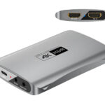 POWERTECH video capture CAB-H166, HDMI/USB-C σύνδεση, 4K/60Hz, γκρι