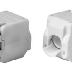 POWERTECH keystone module RJ45 female CAB-N150, Cat.6Α UTP 180°, λευκό