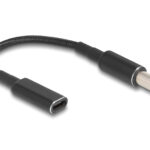 POWERTECH καλώδιο τροφοδοσίας CAB-UC071, USB-C σε Dell 7.4x5.0mm, μαύρο