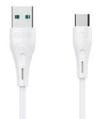 CELEBRAT καλώδιο USB-C σε USB CB-18T, 3A, 480Mbps, 1m, λευκό