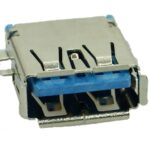 USB 3.0 Connector A TYPE (F, DIP), Silver