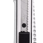 DELI μεταλλικό κοπίδι με ασφάλεια DL4255, 18mm, ασημί