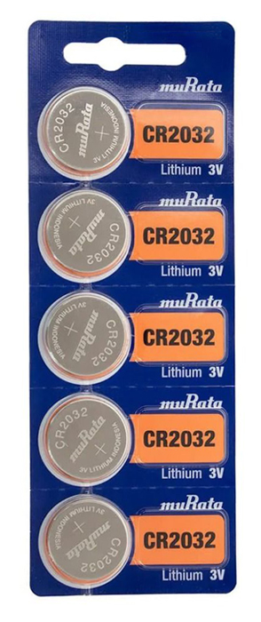 E2358808 MURATA Μπαταρία λιθίου CR2032, 3V, 5τμχ - Image 1