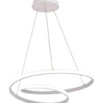 POWERTECH LED φωτιστικό οροφής HLL-0153, 25W, 4000K, Φ40cm, 1m, λευκό