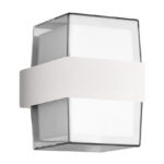 POWERTECH LED φωτιστικό τοίχου HLL-0158, 14W, 4000K, 1120lm, IP65, λευκό
