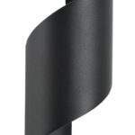 POWERTECH LED φωτιστικό τοίχου HLL-0163, 10W, 4000K, 850lm, IP65, μαύρο