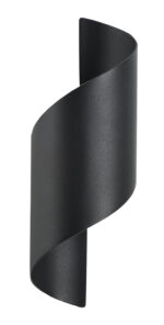 POWERTECH LED φωτιστικό τοίχου HLL-0163, 10W, 4000K, 850lm, IP65, μαύρο