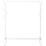 Κρεμάστρα δαπέδου HUH-0127, μεταλλική, 110x40x150cm, λευκή