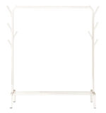 Κρεμάστρα δαπέδου HUH-0127, μεταλλική, 110x40x150cm, λευκή