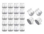 HOME USE προστατευτικές τάπες επίπλων HUH-0225, 32-37mm, διάφανες, 24τμχ