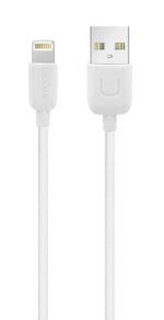 USAMS καλώδιο Lightning σε USB US-SJ097, 2.1A, 1m, λευκό