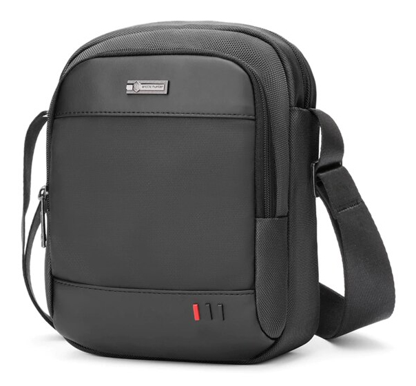 K00063-BK ARCTIC HUNTER τσάντα ώμου K00063 με θήκη tablet, 4L, μαύρη - Image 1