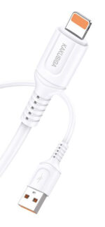 KAKUSIGA καλώδιο Lightning σε USB KSC-805, 2.4A, 480Mbps, 1m, λευκό