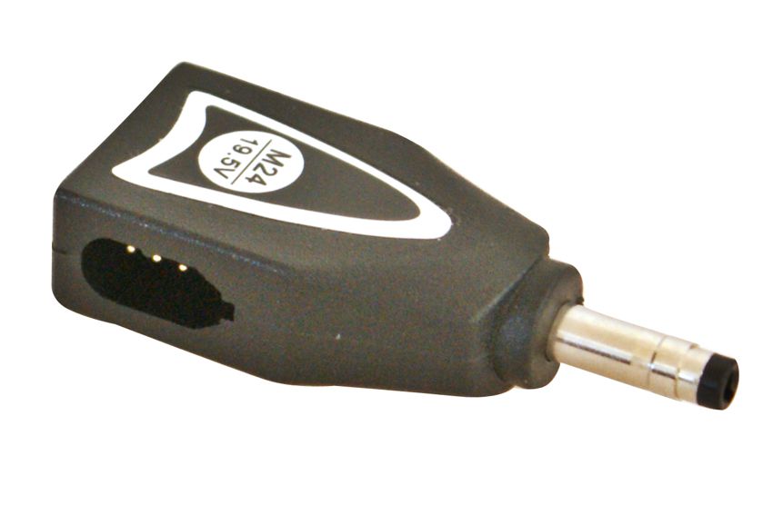 M24 POWERTECH αντάπτορας για φορτιστή laptop M24 για HP 4x1.7mm, 19.5V, μαύρος - Image 1