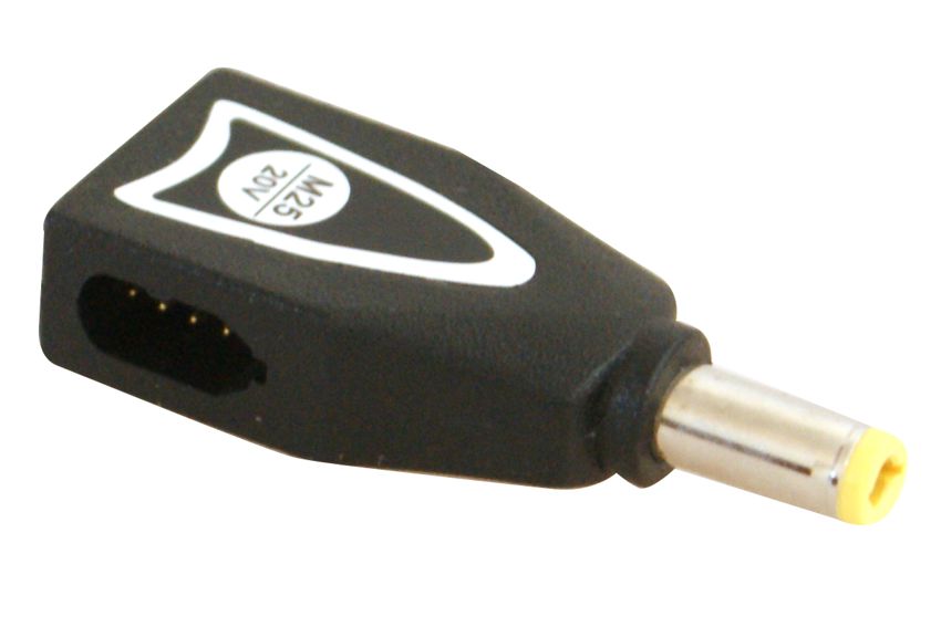 M25 POWERTECH αντάπτορας για φορτιστή laptop M25 για Lenovo 5.5x2.5mm, 20V, μαύρος - Image 1