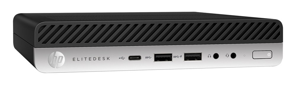 PC-2725-SQR HP PC EliteDesk 800 G4 Micro, Refurbished Grade A Repainted, i5-8500T, 8/256GB M.2, FreeDOS - Image 1