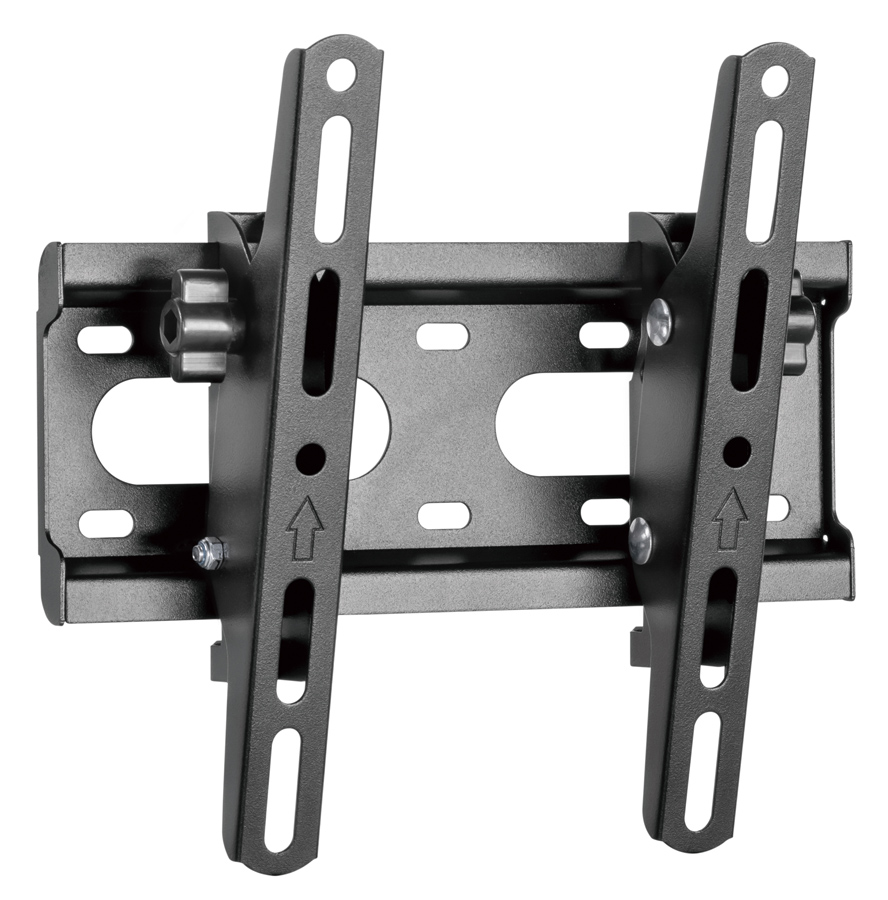 PT-1126 POWERTECH επιτοίχια βάση τηλεόρασης PT-1126, 23-43", έως 45kg, ρυθμιζόμενη κλίση - Image 1