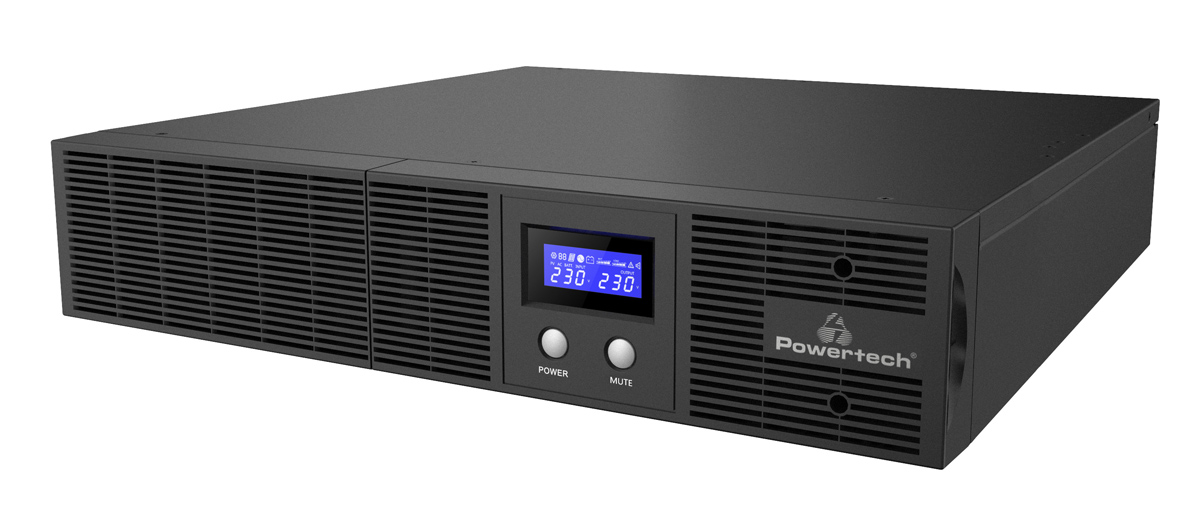 PT-1409 POWERTECH UPS Line Interactive PT-1409 για rack 2U, με οθόνη, 3000VA/2100W, 8x AC output - Image 1