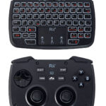 RIITEK ασύρματο gamepad & πληκτρολόγιο RK707, backlit, 2.4GHz, μαύρο